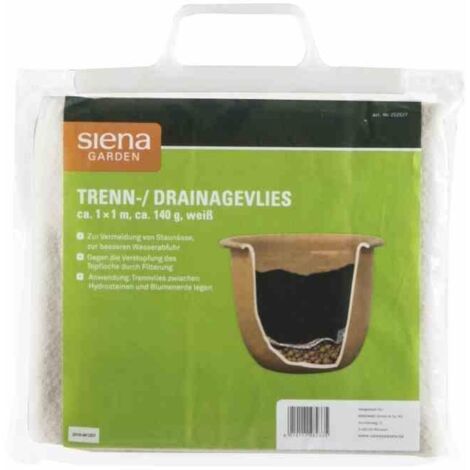 Trenn-/Drainagevlies 140 g, 1 x 1 m Farbe: weiß