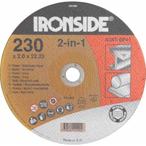 Trennscheibe 230 x 2,0 x 22 mm für Stahl + Inox