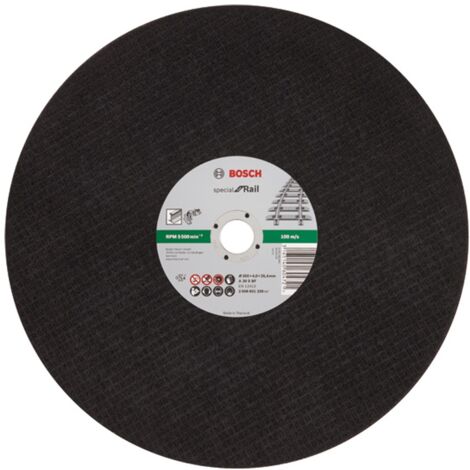 Trennscheibe Bosch schwarz 355 mm 4 mm dicke