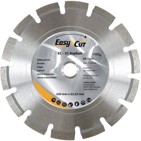 Trennscheibe Diamant EC-31 125x2,1x10x22,23mm CEDIMA