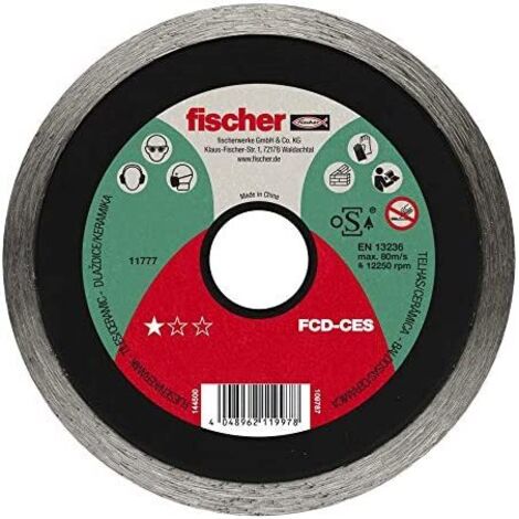 Trennscheibe fcd-ses 115x1,6x22,23dia 512874 fischer