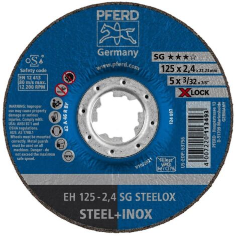 Trennscheibe SG X-LOCK STEELOX 125x2,4mm Pferd