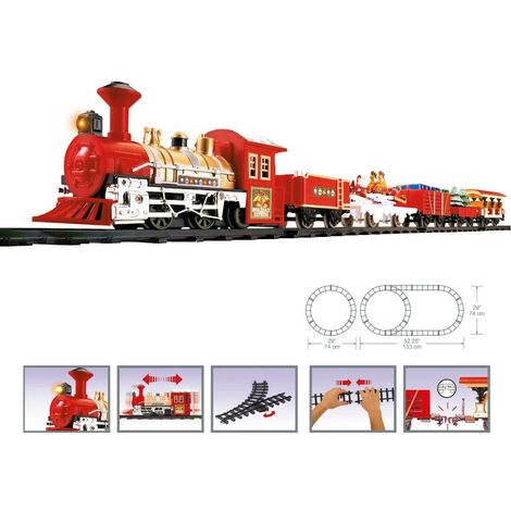 Treno musicale di luci natalizie da 26 pezzi 1 LED - Feeric lights & christmas