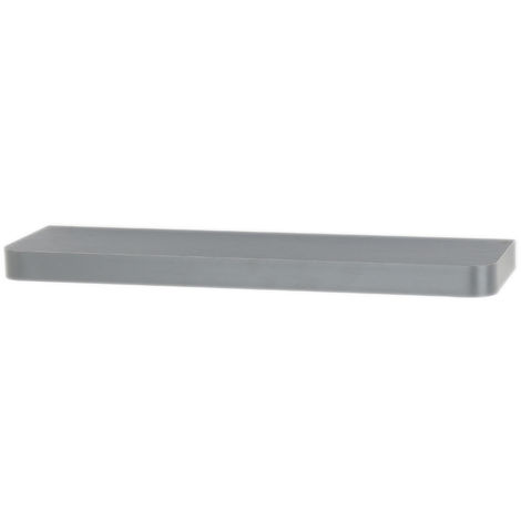 Trent Narrow Floating Shelf Kit In Matt Grey 800mm X 145mm Coreproductstr800gr