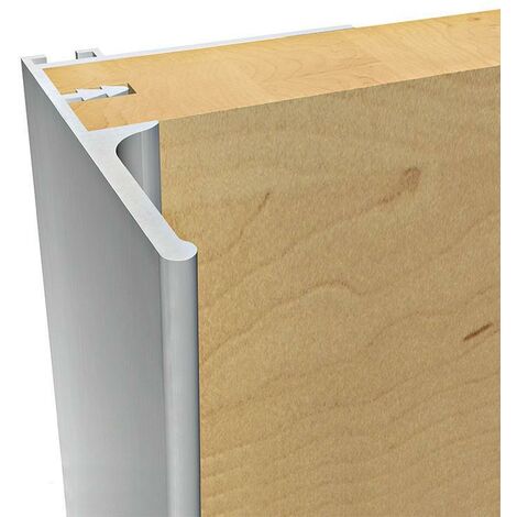 TRENTADUE perfil tirador aluminio lia 2,60 plata mate (caja 2)
