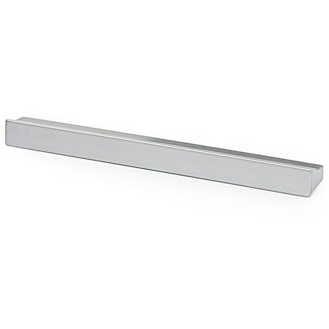 TRENTADUE tirador plástico trama c64/96/128 ral9006  l150 , 0UNIDADES
