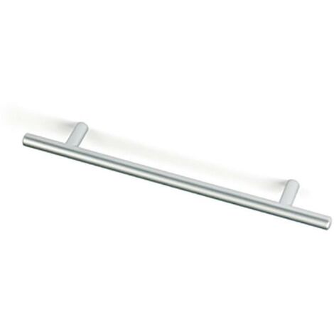 TRENTADUE tirador zamak aldea d8 l120 c64 ral9006 , El tirador Aldea de la marca Trentadue es una pieza de diseño funcional y estético fabricada en zamak. Con un