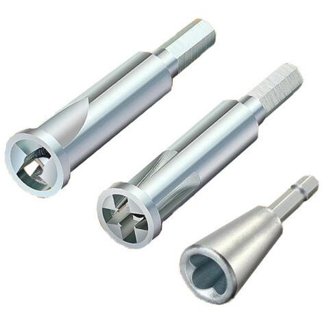 Trenzadora de cables [3 piezas] [Acero al carbono] [Alta velocidad] para cables flexibles y rígidos