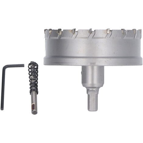 Trépan à TCT 95mm pour Métal et Bois - Outil de Perçage et Découpe Carbure