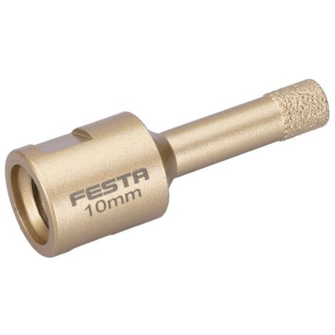 Trépan diamanté 10mm pour meuleuse avec filetage M14 - Usage professionnel