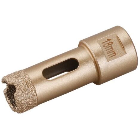 Trépan diamanté 18mm pour meuleuse avec filetage M14 - Usage professionnel