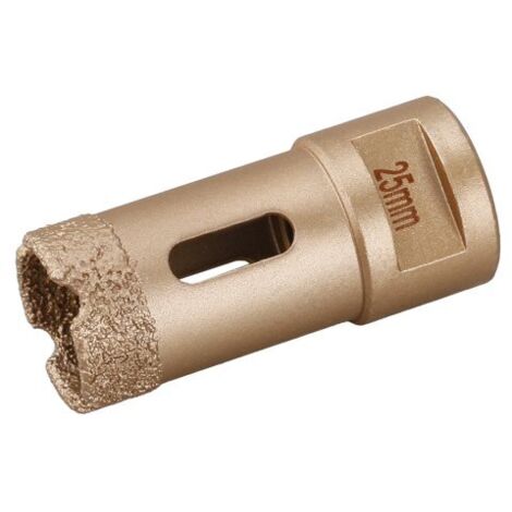 Trépan diamanté 25mm pour meuleuse avec filetage M14 - Usage professionnel