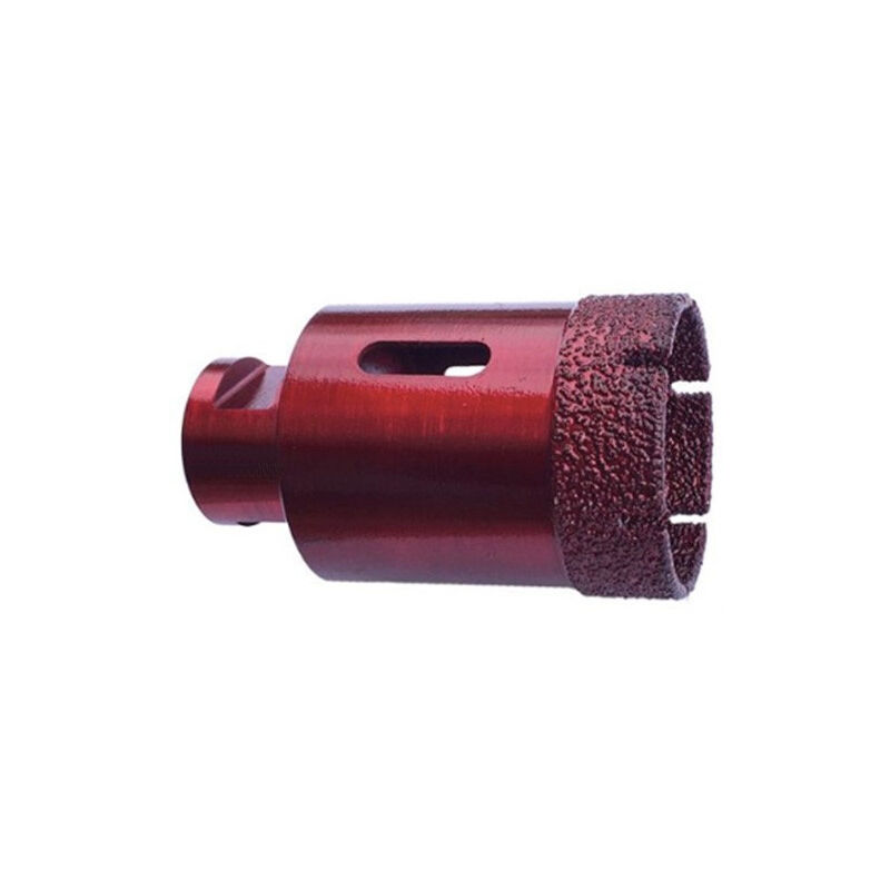 Diamwood - Trépan Diamanté à Sec d. 35 mm M14 - Haute performance pour Grès Cérame, Granit, Pierre Naturelle - Ht. 76 mm, Lt. 56 mm, Ép. 15 mm