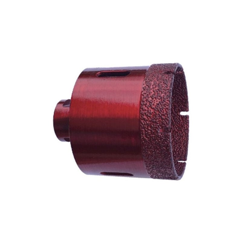 Diamwood - Trépan diamanté à sec avec haute performance pour carrelage - 75 mm - 76 mm x 75 mm x 15 mm - Épaisseur 15 mm - Denture adaptée pour grès