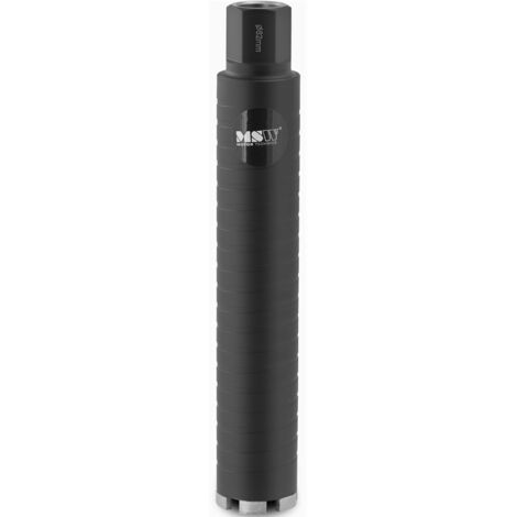 Trépan diamanté pour forage à sec, diamètre 62 x 380 mm, 95 HRB, 1-1/4'' UNC