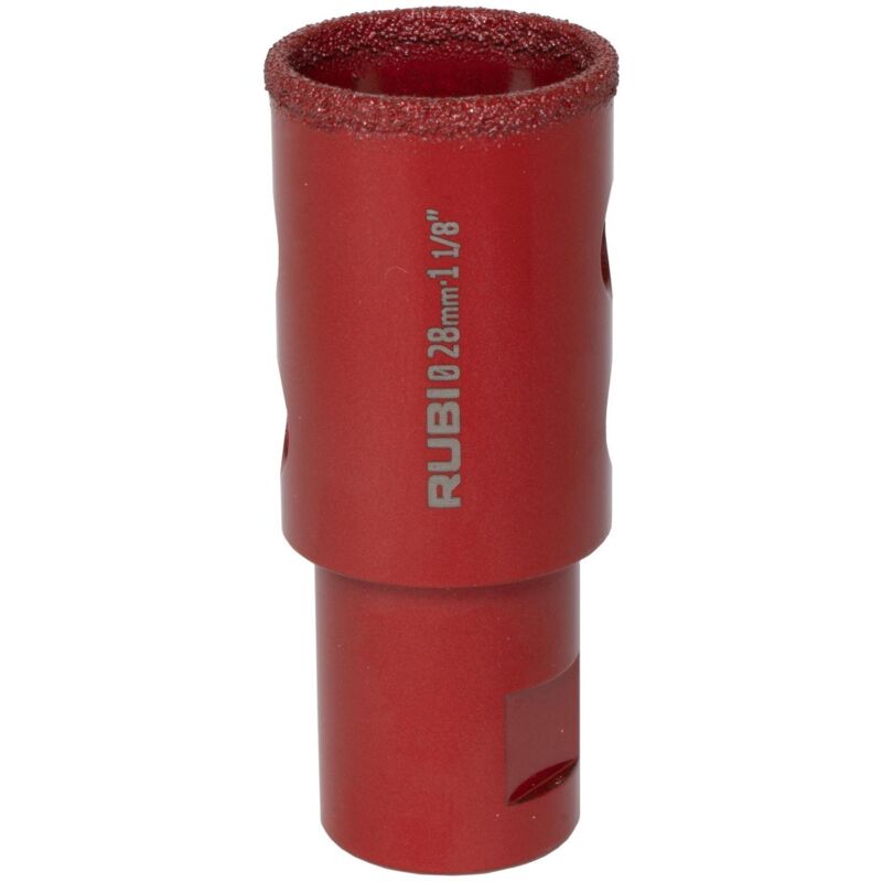 Trépan Drygres Premium 28 mm M14 RUBI Lg. durée sur meuleuse - 6972