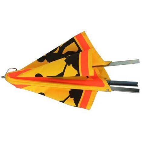 Trépied, Attention travaux, Acier galvanisé 750mm, 750 x 750 x 700mm Panneau ( Prix pour 1 )