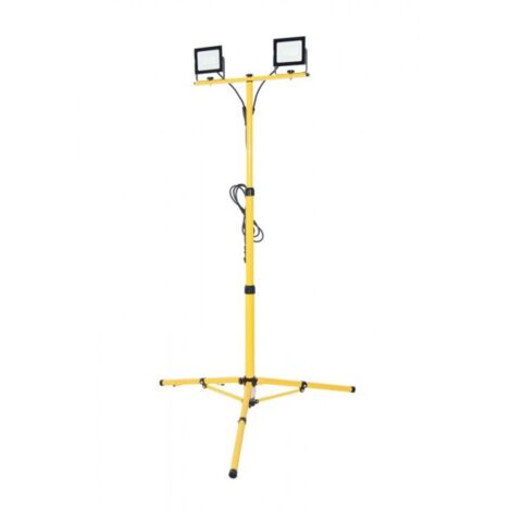 Trépied chantier pro 2x100W LED IP65 4000K câble 3m