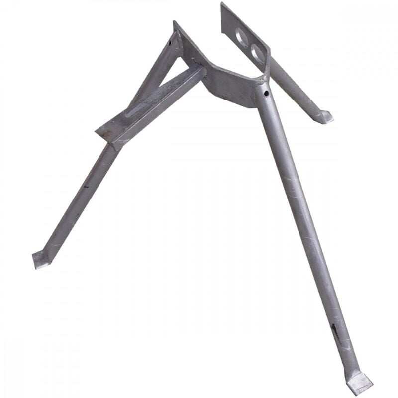 Moncoffrage - Trépied fixe galvanisé pour étai droit (ø 56 à 76 mm)