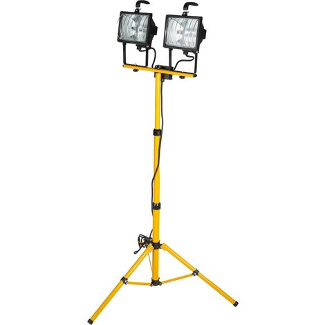 Kingavon Spot extérieur halogène 500 W avec détecteur de mouvement PIR :  : Luminaires et Éclairage