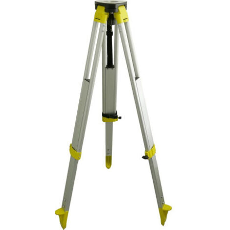 Trépied LEICA en aluminium, 167 cm de haut et léger pour un nivellement précis.