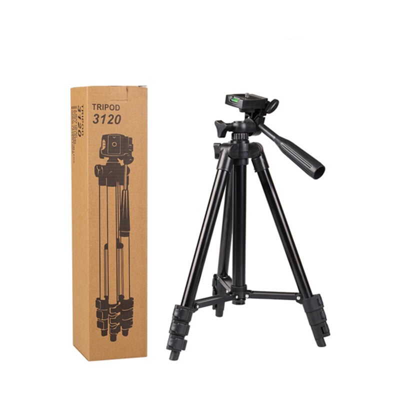 Trépied pour appareil photo numérique slr Phone Camera-3120, Noir, 1.1m, 1pc