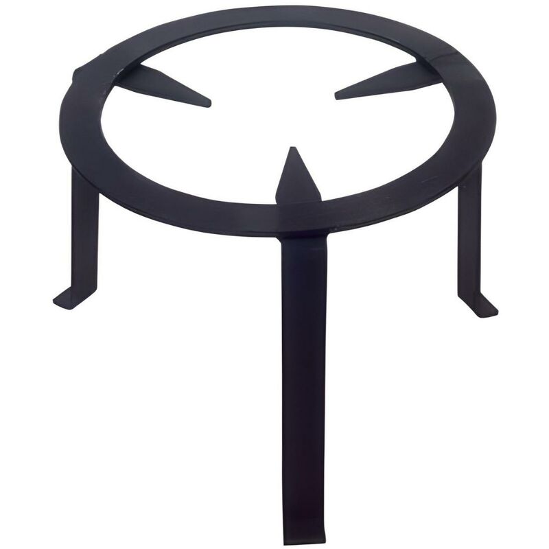 Visiodirect - Trépied pour cheminée feux en fer forgé coloris Noir - Hauteur 20 x ø 25 cm