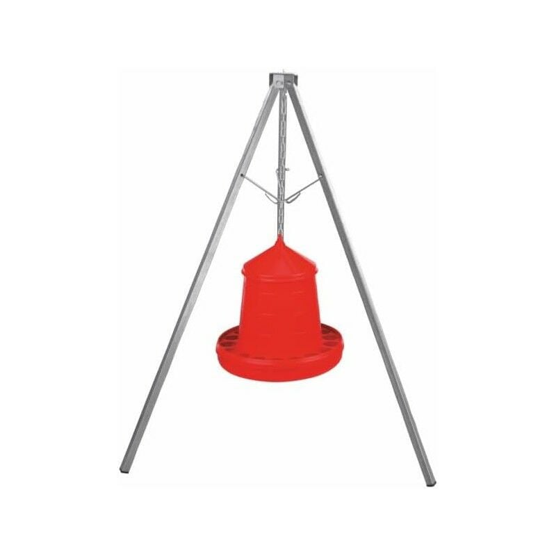 Suinga - Trépied pour mangeoires et abreuvoirs pour poulets 41x41x107 cm