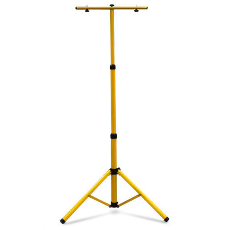 Trépied Projecteur Jaune 65cm à 160cm