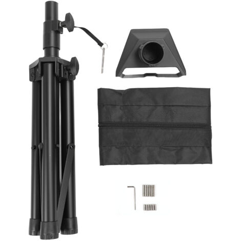 Trépied Satellite Rectangulaire Portable - Tripod Métal Kit Monture pour Gen 3 en Toit Camping RV Voyage Cour avec Adaptateur Tube - Hauteur Adjustable 2.2-4.7ft avec Sac Transport