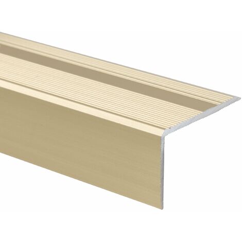 Treppenkantenprofil | NOVA | Aluminium | Vorgebohrt | 40 x 25 mm