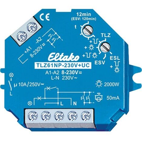 Treppenlicht-Zeitschaltuhr Eltako, TLZ61NP-230V+UC