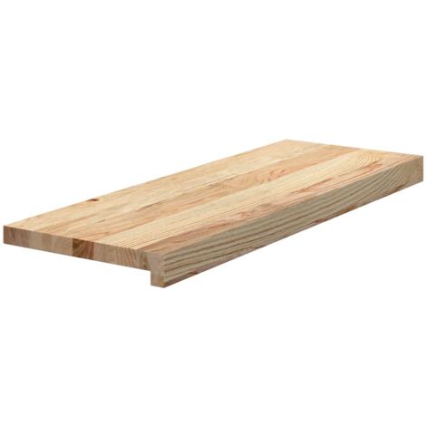 Treppenstufen 12 Stk. Unbehandelt 70x30x2 cm Massivholz Eiche vidaXL