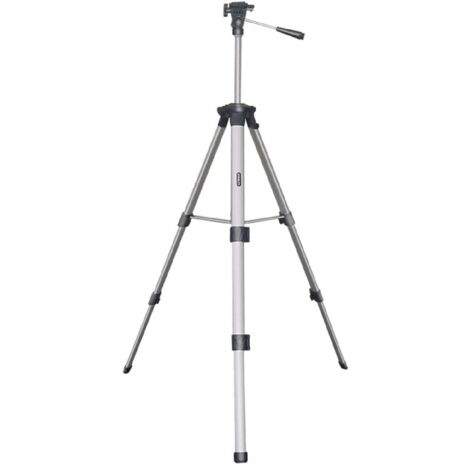 Treppiede compatto in alluminio adatto a livelle laser regolabile fino a 150 cm