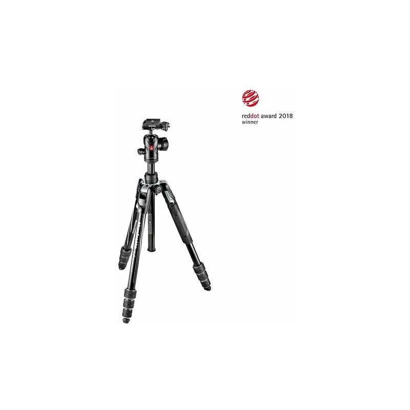 Image of Manfrotto MKBFRTA4BK-BH treppiede 3 gamba / gambe Nero, Argento