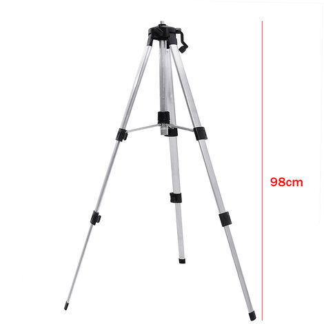 DRILLPRO Treppiede per livello laser in lega di alluminio regolabile in altezza 98 cm LAVENTE
