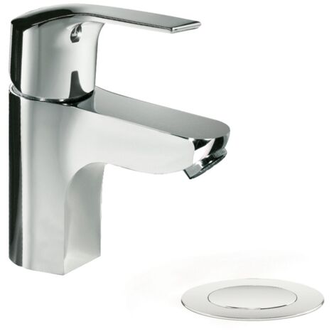 TRES 06910302D K-TRES Grifo Monomando Lavabo Con Desagüe Automático Cromo - ref: 06910302D