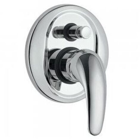 TRES 07218012 MONOTRES Grifo Monomando Empotrable Baño-Ducha Cromo - ref: 07218012