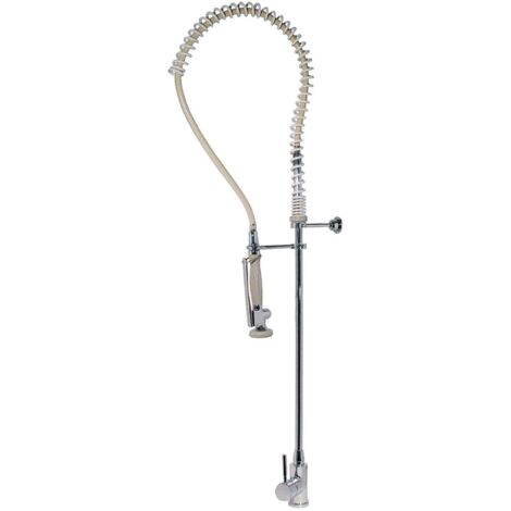 TRES 130484 TOP-TRES COCINA ESSENTIAL Grifo Monomando Fregadero Extraíble Cocina Industrial - ref: 130484