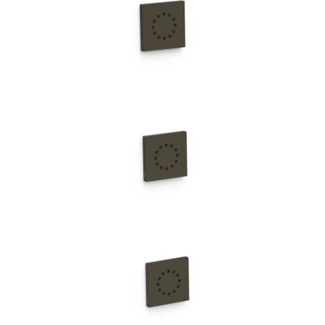 TRES 13451501KMB 3 Jets Empotrados de Hidromasaje Color Negro Bronce - ref: 13451501KMB