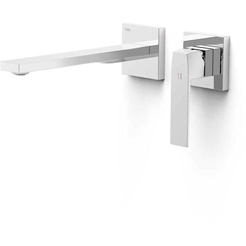 Tres 20230022 slim Pieza Vista para Cuerpo Empotrado De Lavabo Color Cromo - ref: 20230022