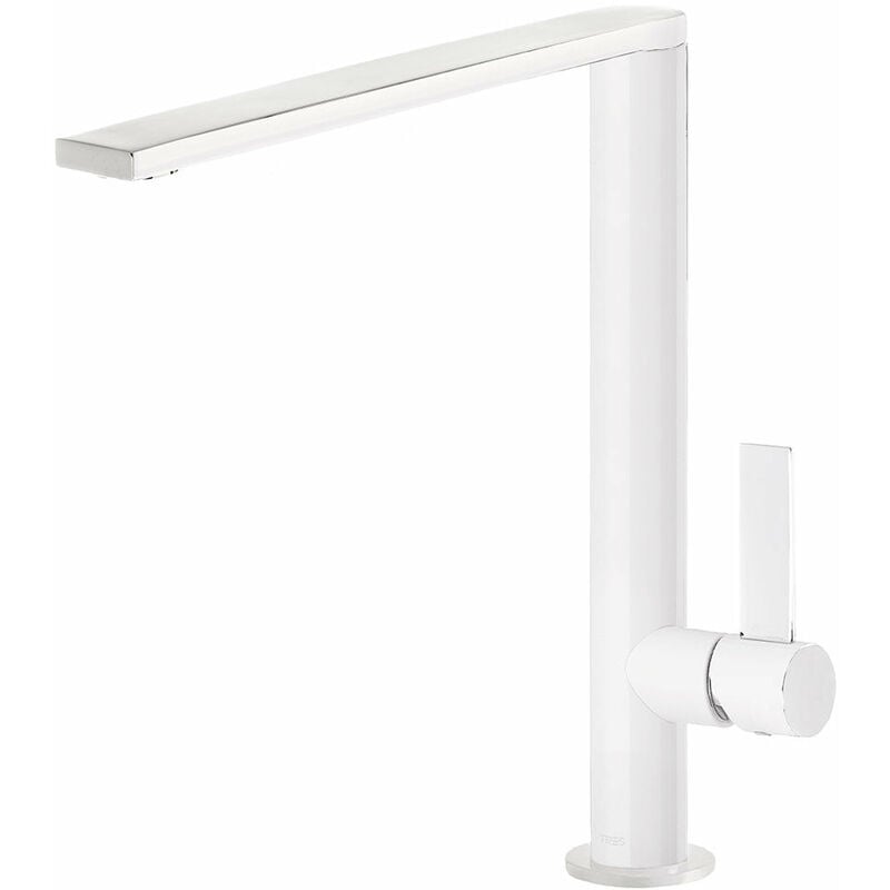 

TRES 20548601BM EXCLUSIVE Grifo Monomando Cocina Color Blanco Mate
