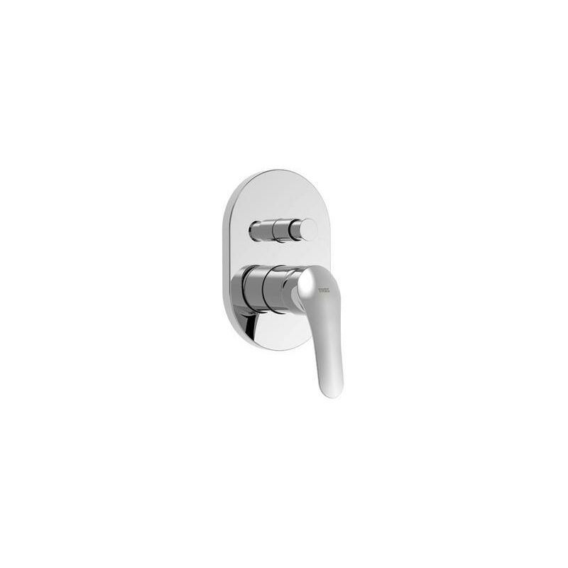 

TRES 21618001 BASE-TRES PLUS Grifo Monomando Empotrado 2V Ducha