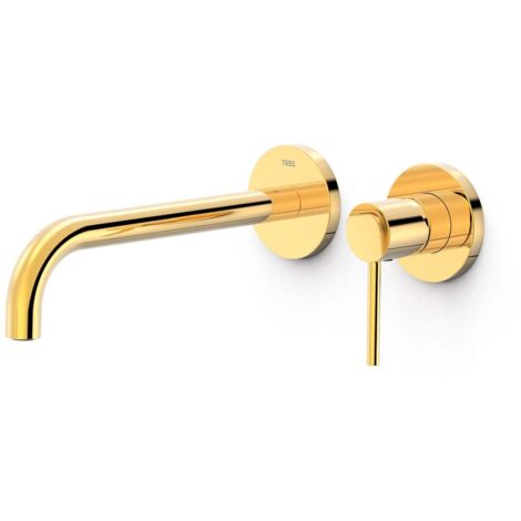 TRES 26230022OR STUDY Pieza Vista para Cuerpo Empotrado De Lavabo Color Oro 24K - ref: 26230022OR