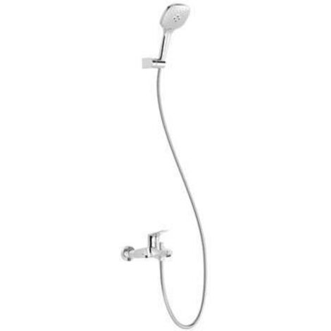 Tres Canigo Robinet de baignoire chrome mural design