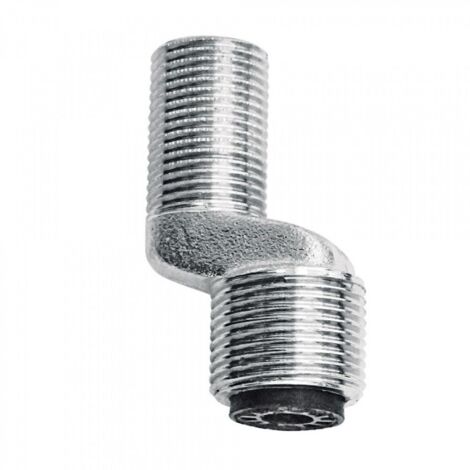 Tres – Raccord excentrique 12-18 cm M. 1/2” 32 mm avec silencieux – Pour installations sanitaires – 9134786