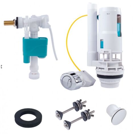Tres – Mécanisme de remplissage réservoir toilettes 3/8'' – Système WC avec joint de connexion – 25477092