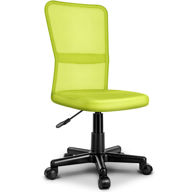 Chaise de bureau vert clair, Fauteuil de bureau - Hauteur Réglable - Pivotante - Tresko