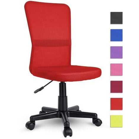 TRESKO asiento acolchado, respaldo ergonómico (Rojo)