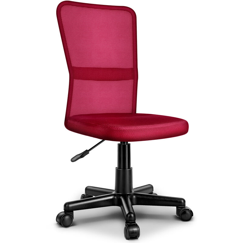 

TRESKO Silla de oficina escritorio giratoria, disponible en 7 variantes de colores, con ruedas para suelos duros, regulable en altura de forma